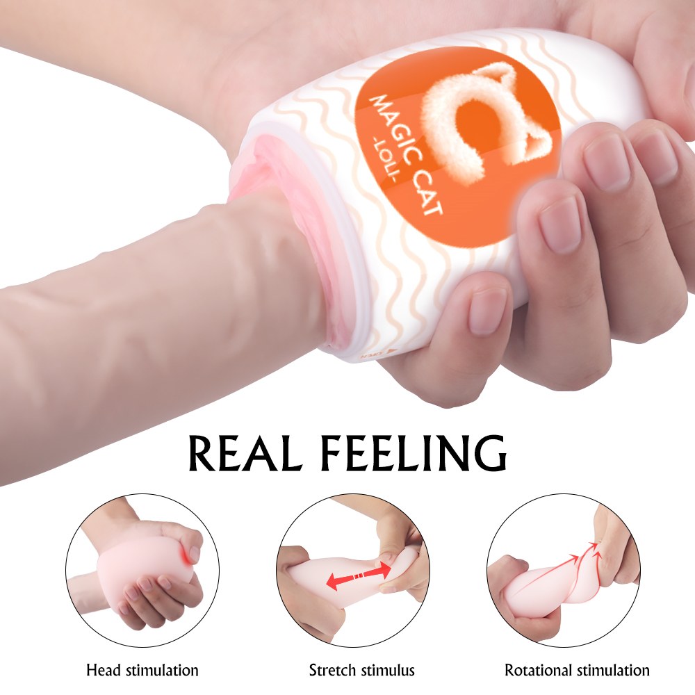 Realistic Male Masturbator Cup - Tight Pocket Stroker for Men