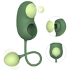 Pea Pod 3-in-1 Clitoris Sucking Vibrator with Clapping & G-spot Egg