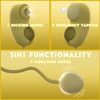 Pea Pod 3-in-1 Clitoris Sucking Vibrator with Clapping & G-spot Egg