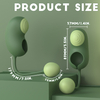 Pea Pod 3-in-1 Clitoris Sucking Vibrator with Clapping & G-spot Egg