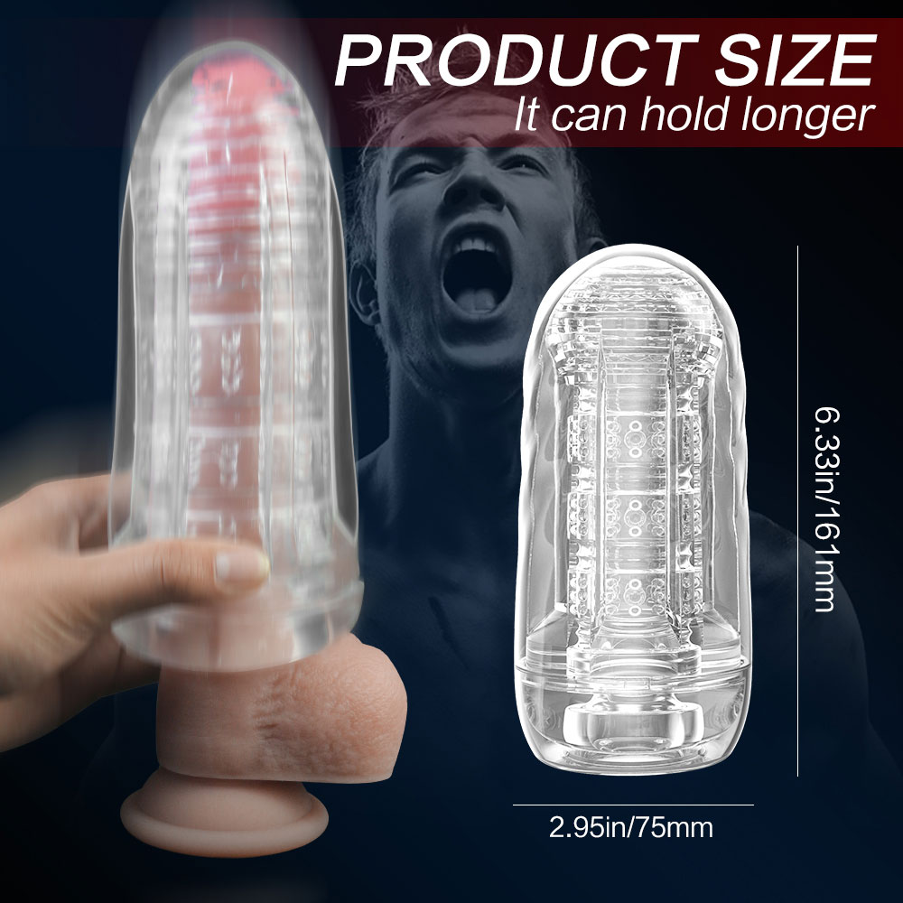 Clear male masturbator